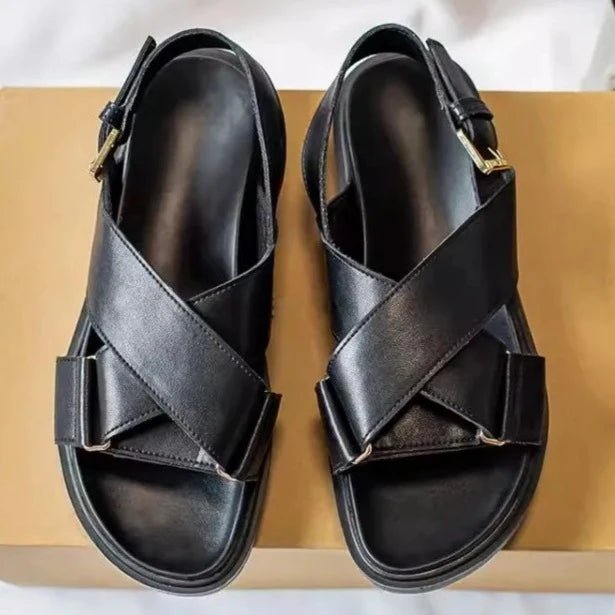 Summer Men's Open Toe Buckle Strap Gladiator Sandals - LiveTrendsX