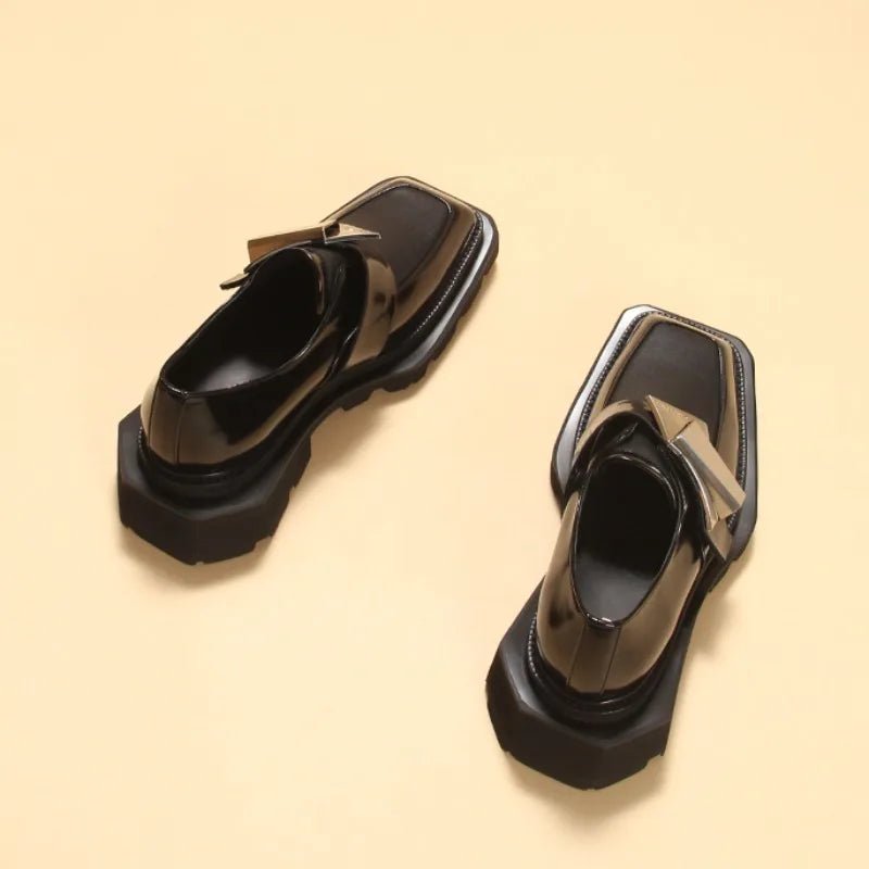 Thick Sole Niche High - end Height Increasing Genuine Leather Men Shoes - LiveTrendsX