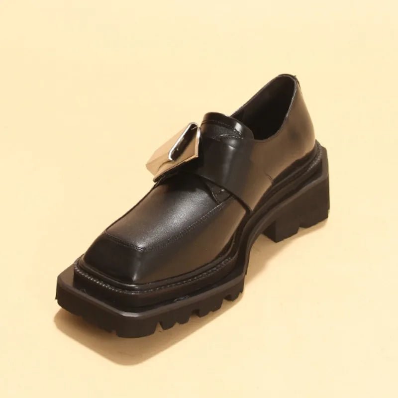 Thick Sole Niche High - end Height Increasing Genuine Leather Men Shoes - LiveTrendsX