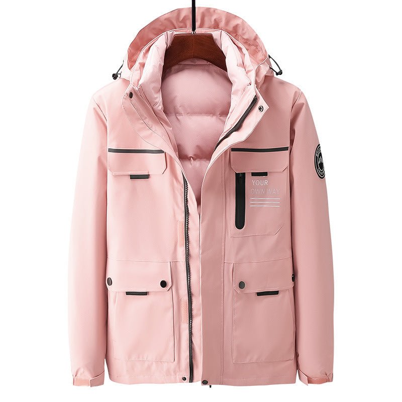 Versatile 3 - in - 1 Outdoor Down Jacket - LiveTrendsX