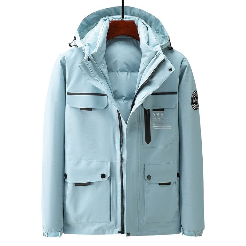 Versatile 3 - in - 1 Outdoor Down Jacket - LiveTrendsX