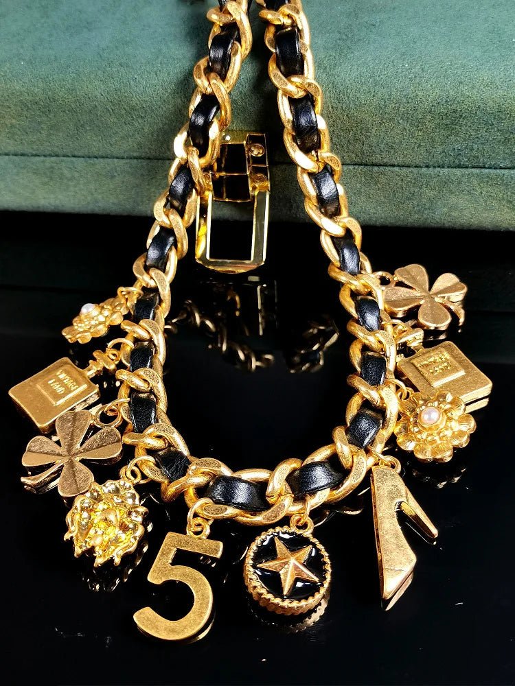 Vintage High End Necklace Bracelet and Brooch Sets Jewelry Gift For Women - LiveTrendsX