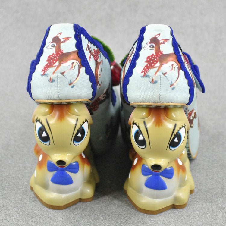 Whimsical Deer - Inspired Chunky Heels - LiveTrendsX