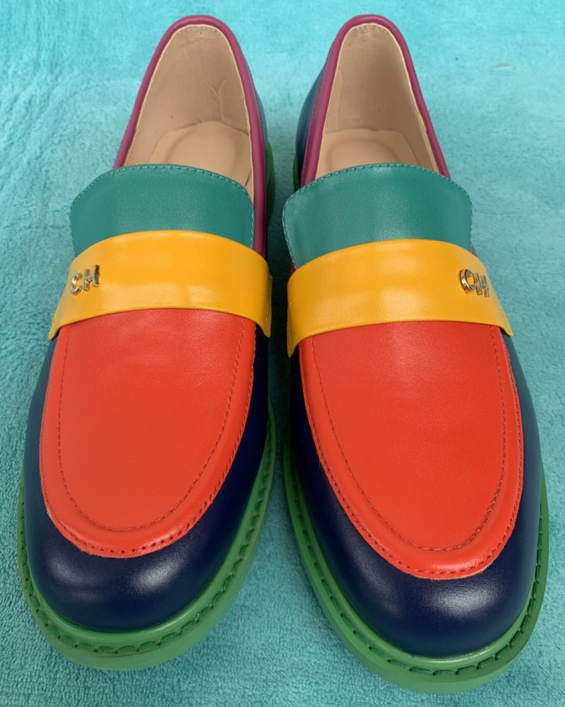 Women Round Toe Slip On Penny Loafers - LiveTrendsX