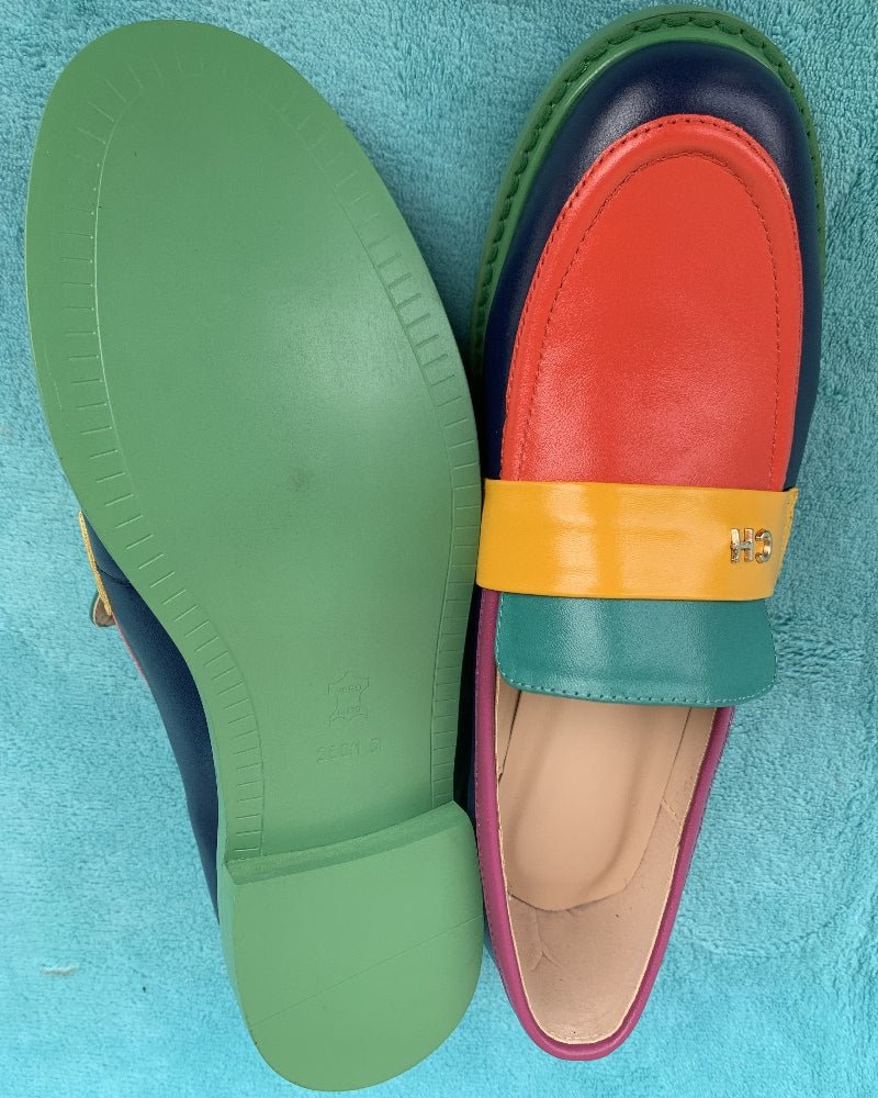 Women Round Toe Slip On Penny Loafers - LiveTrendsX