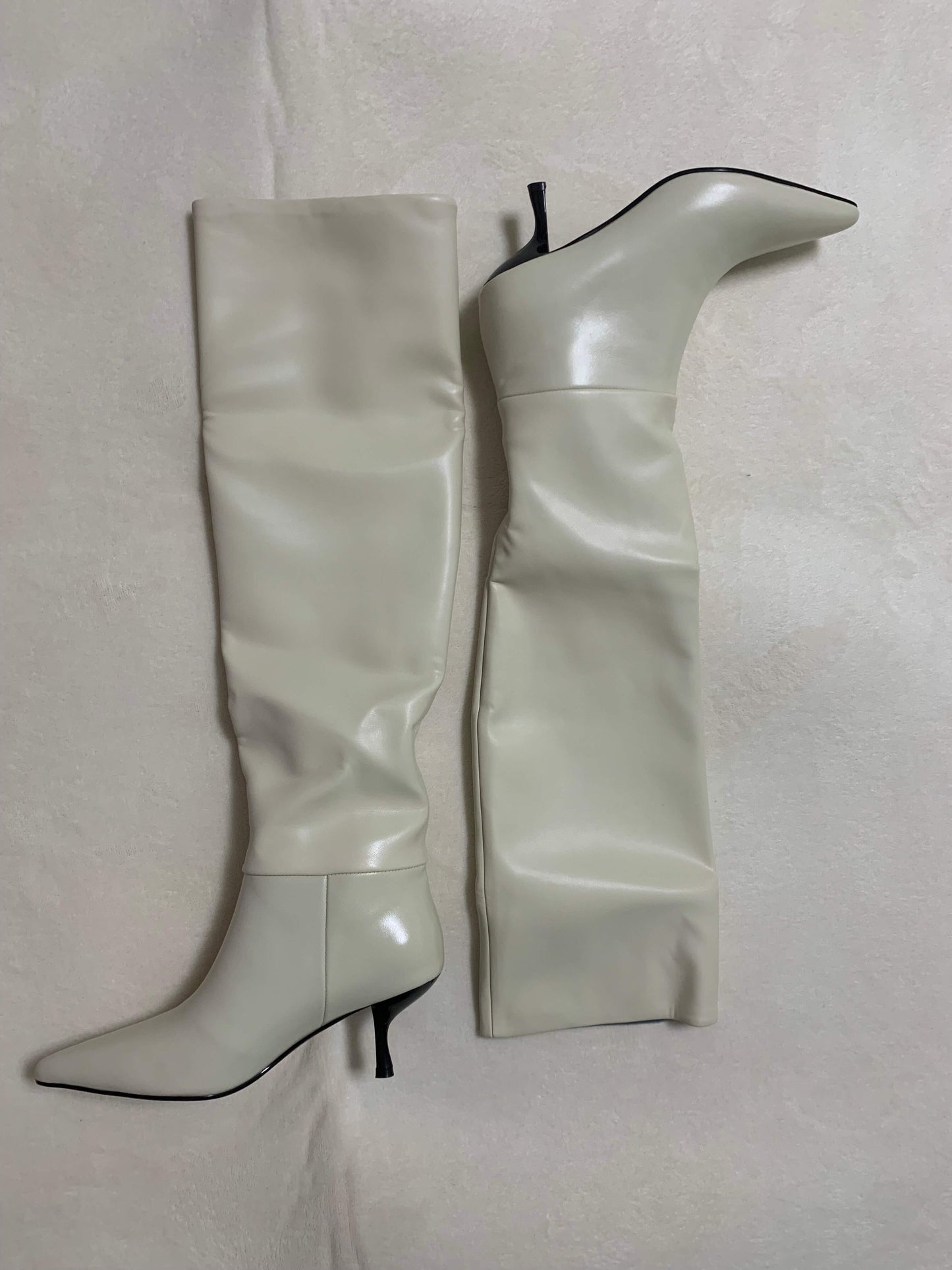 Genuine Leather Knee-High Boots