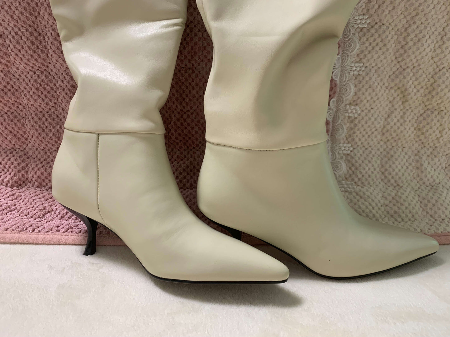 Genuine Leather Knee-High Boots