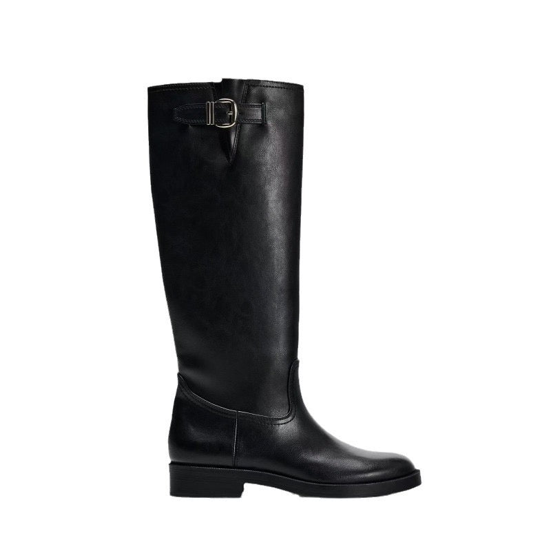 Women Genuine Leather Riding Boots