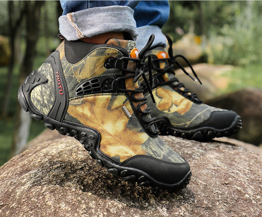 High Quality Men Shoes New Light Waterproof Male Shoes Anti-skid Wear-resistant BreathableHigh Top Rubber Sole Shoes for Men - LiveTrendsX