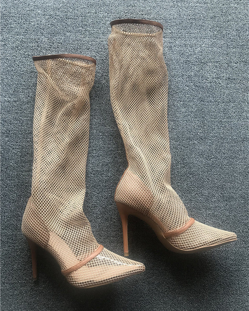 Hollow Out Sexy Summer Boots Sandals - LiveTrendsX