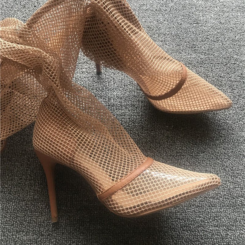 Hollow Out Sexy Summer Boots Sandals - LiveTrendsX