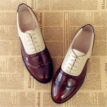 Load image into Gallery viewer, Genuine Leather Oxford Shoes Loafers For Women

