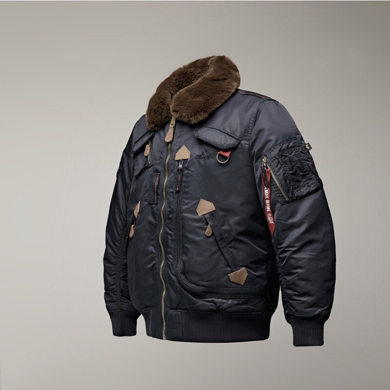 Men's winter short stylish Patchwork Outerwear Jackets