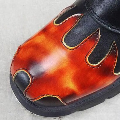 New Original Genuine Leather Women's Boots Boutique Handmade Martin Boots First Layer Leather Knight Boots Autumn Winter Boots - LiveTrendsX