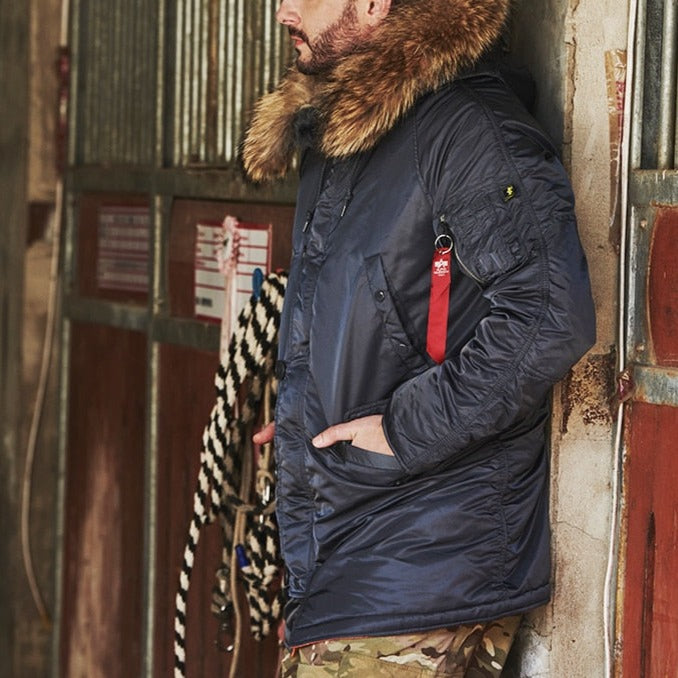 Men winter standard jacket classic for extreme cold weather waterproof coat