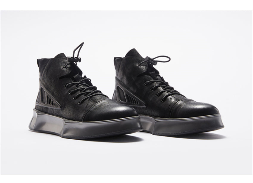 Genuine Leather Boots Men  Martins Boot Men Shoes Luxury Brand Formal Shoes Men Fashion Winter Shoes Men Fur - LiveTrendsX