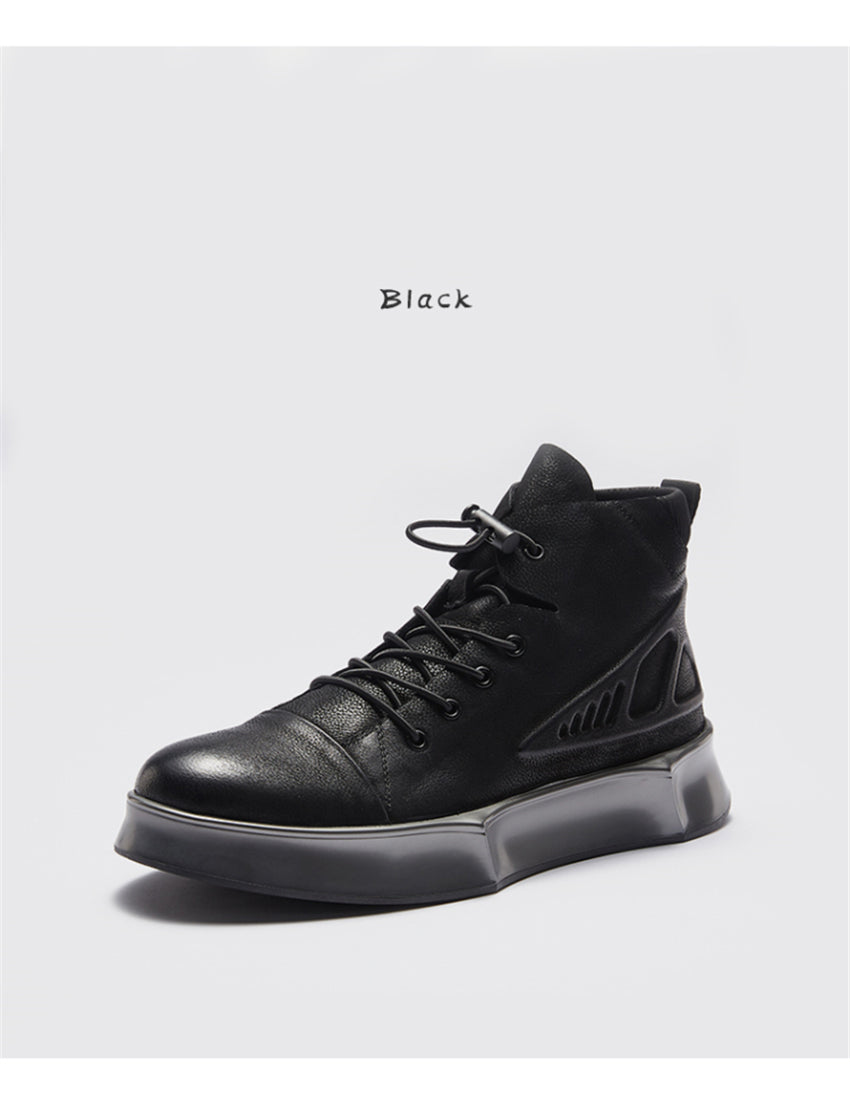 Genuine Leather Boots Men  Martins Boot Men Shoes Luxury Brand Formal Shoes Men Fashion Winter Shoes Men Fur - LiveTrendsX