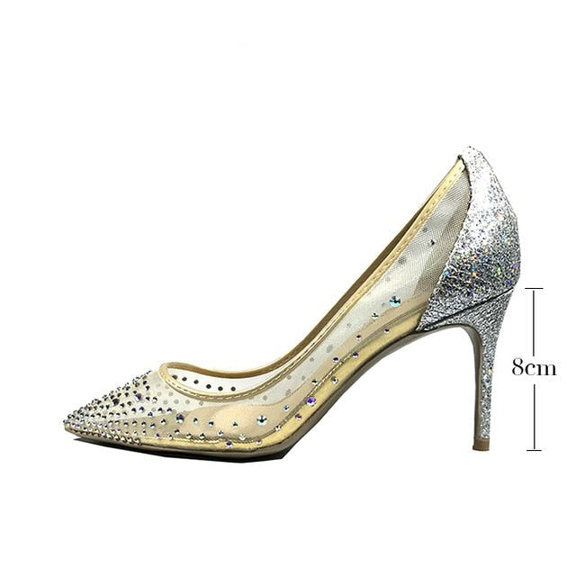 High heels Women Pointed Toe Sexy Stiletto Pumps Shoes