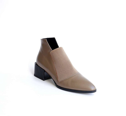 Popular chelsea boots solid classic oxford pointed toe slip on soft genuine leather spring shoes brand concise ankle boots - LiveTrendsX
