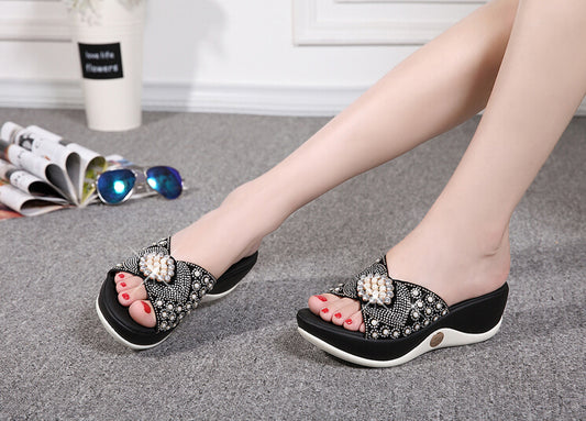 Women sandals comfortable geuine leather fashion women's casual shoes summer sandals plush size 35-41 - LiveTrendsX