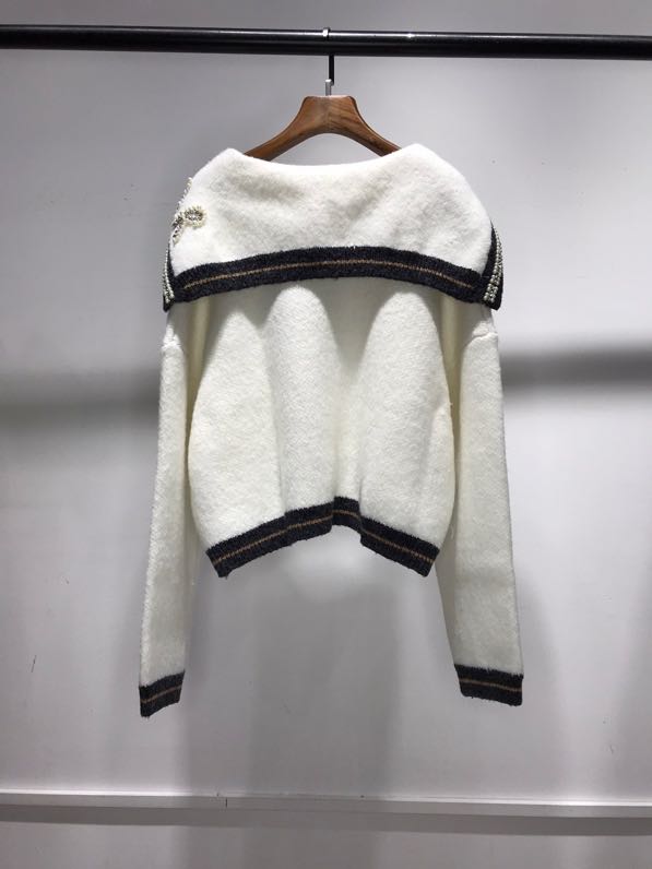 women's Sweaters Runway Luxury party style Clothing