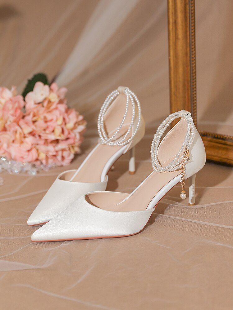 High Sense Wedding Dress Bride Shoes