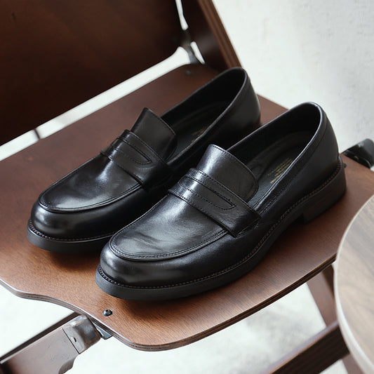 Men trendy breathable platform slip-on loafers