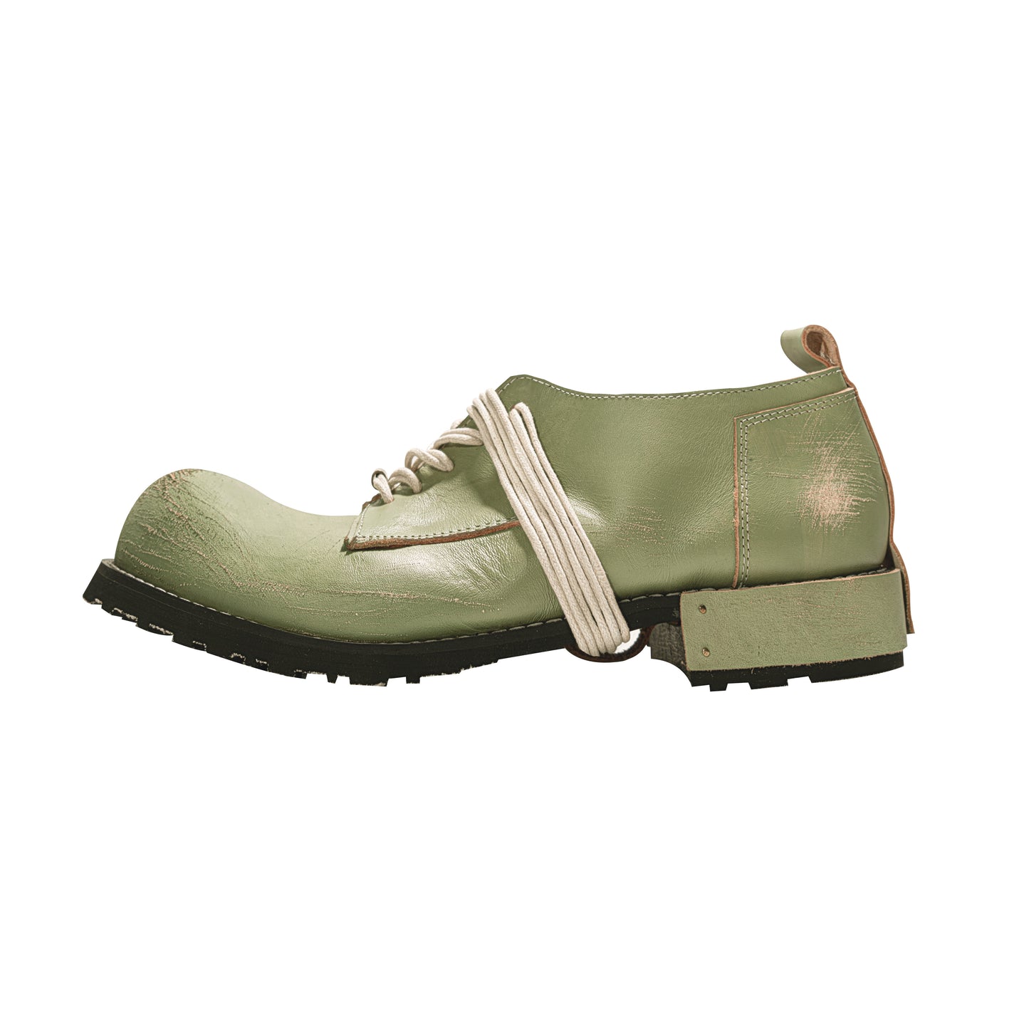 Avocado retro spring and summer men's and women's leather shoes