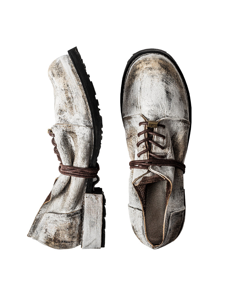 Catwalk design retro men's and women's leather shoes