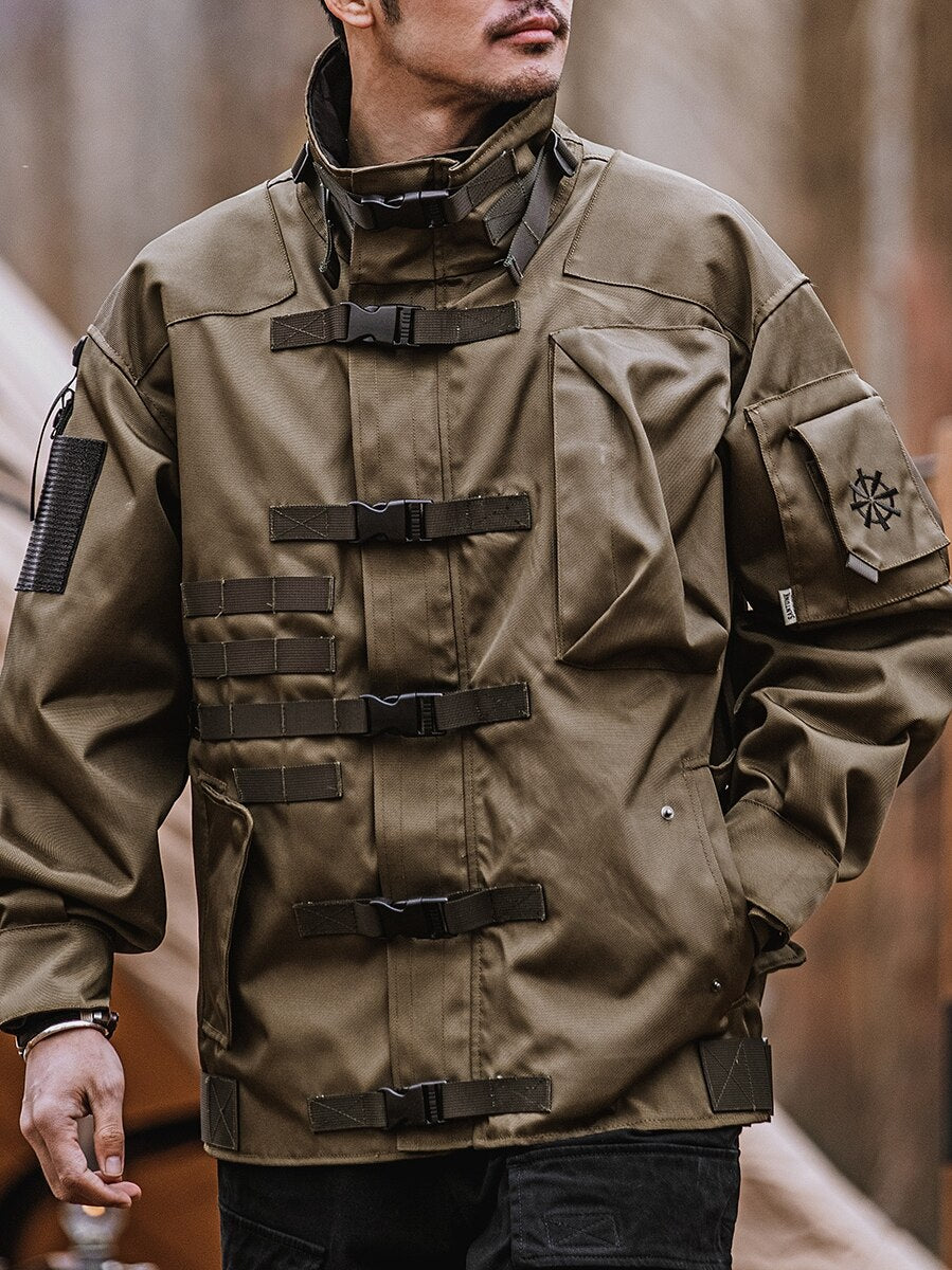Military Cargo Jackets Male Waterproof Army Combat Windbreaker Coats