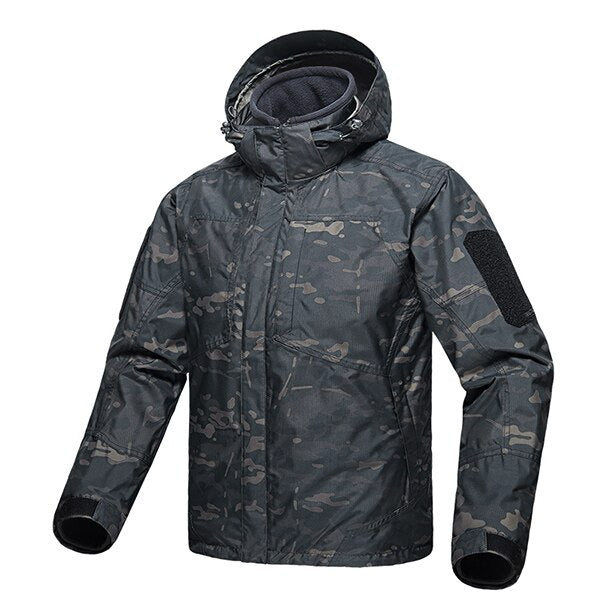 Men Windbreaker Waterproof Hoodie Clothes Outdoor Tactical Military Jacket