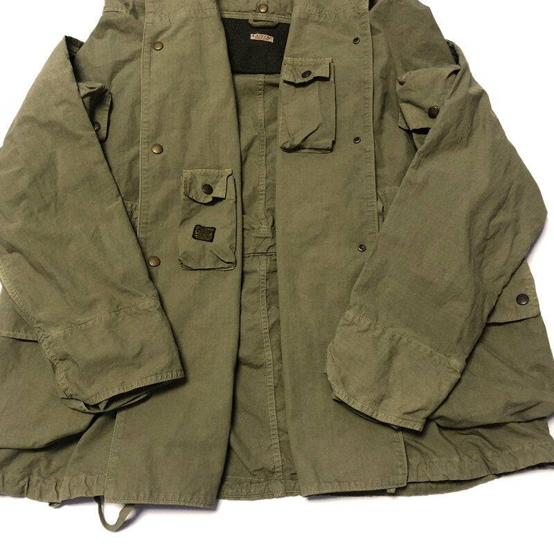 Military Style Loose Multi Pocket Women and Men Jacket Outerwear Coats