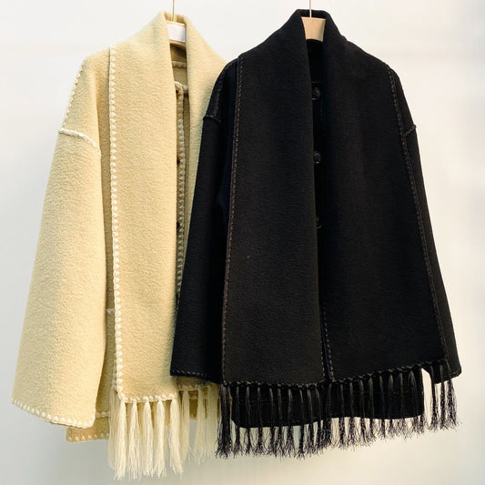 Women Woolen Coat highest quality Multi-color optional coat