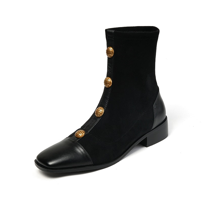new autumn and winter Women ankle boots metal skinny boots