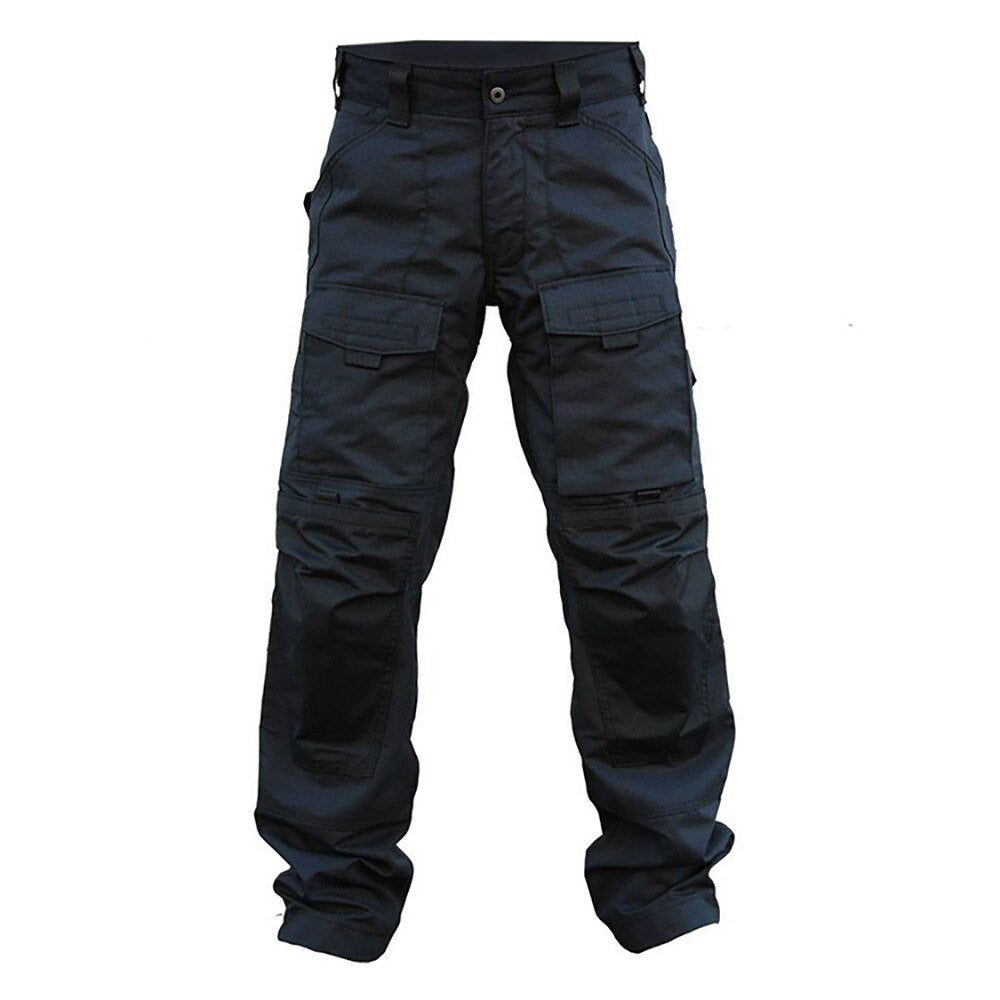 Men Military Multi-pocket Wear-resistant Army Cargo Trousers