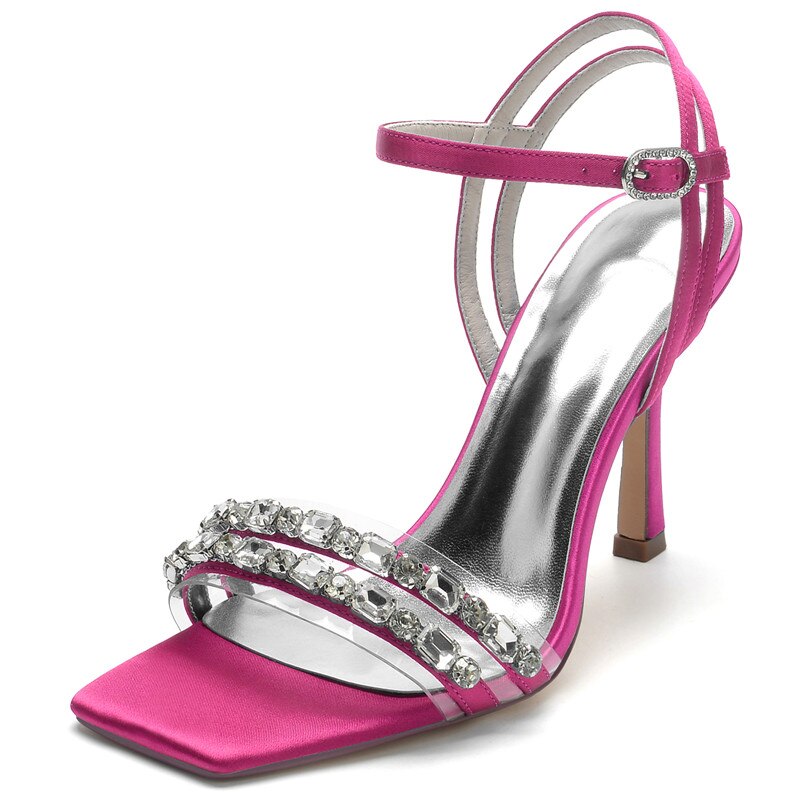 High Heel Crystals Wedding Sandals Shoes