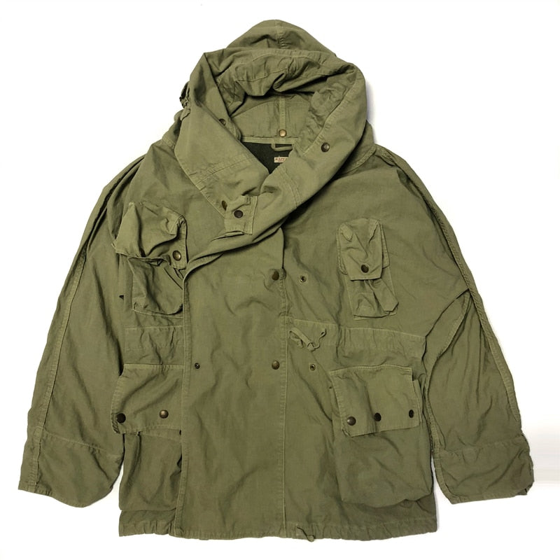 Military Style Loose Multi Pocket Women and Men Jacket Outerwear Coats