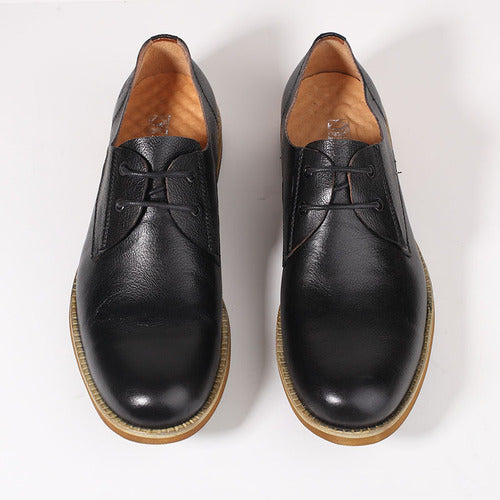 British trendy casual leather shoes soft bottom brogue shoes