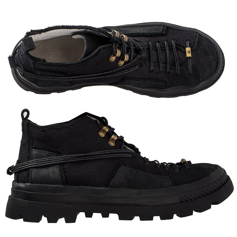 All - match vintage leather canvas shoes - LiveTrendsX