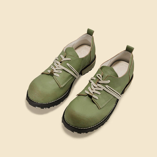 Avocado retro spring and summer men's and women's leather shoes - LiveTrendsX