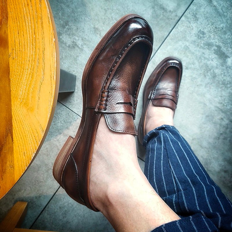 Breathable slip - on casual shoes driving loafers - LiveTrendsX