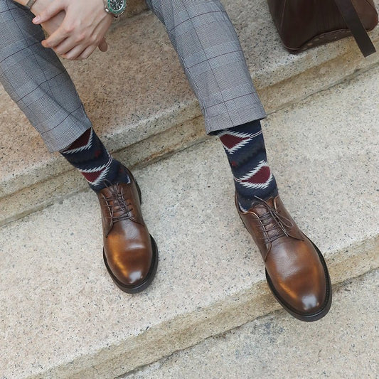 British leather retro pointed toe casual shoes - LiveTrendsX