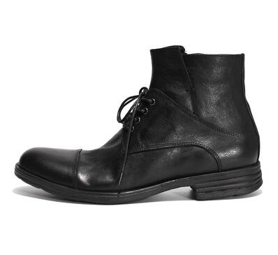 British style retro colored handmade shoes leather martin boots - LiveTrendsX