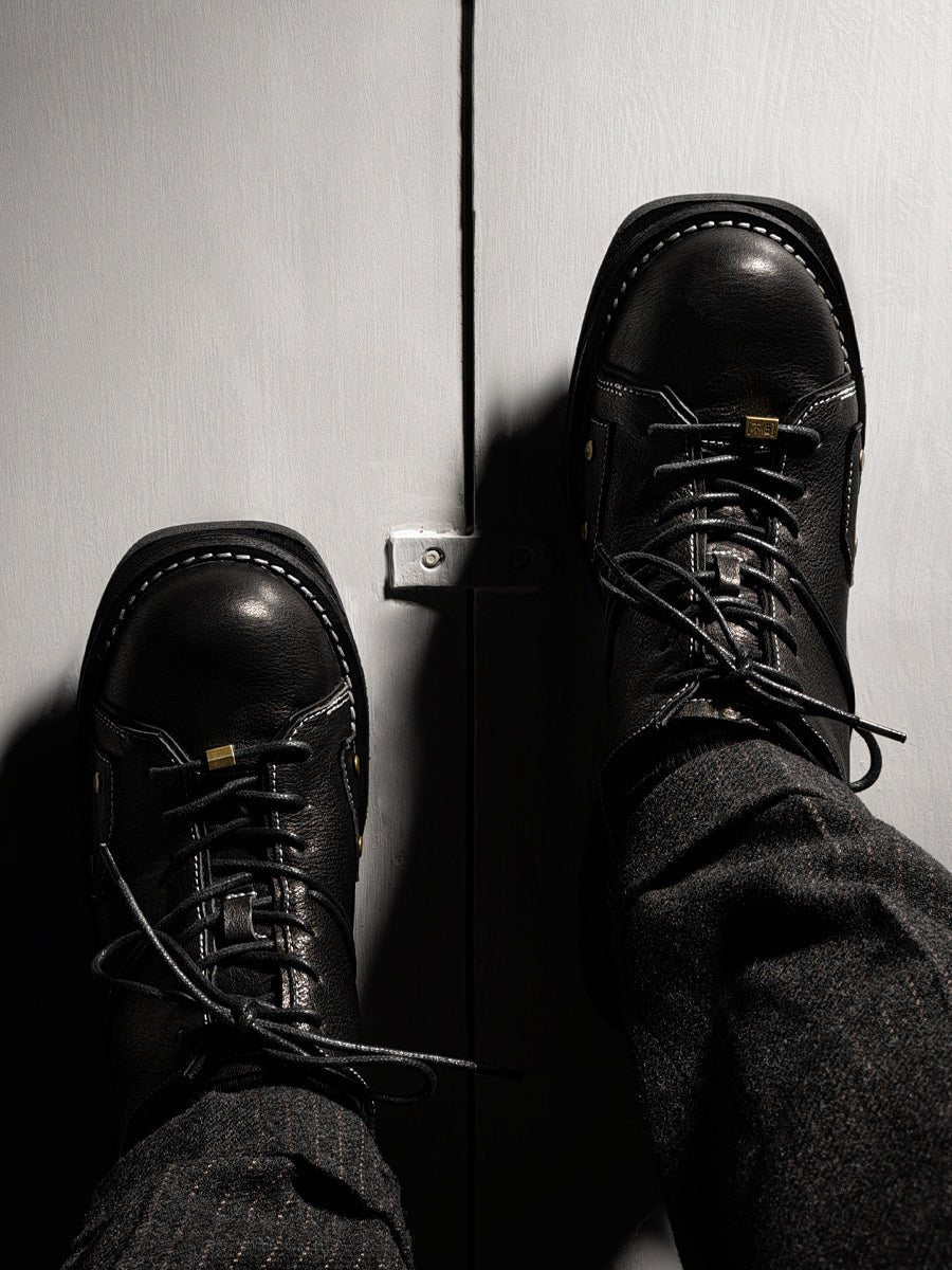 Business commuter leather shoes for men and women all - match - LiveTrendsX