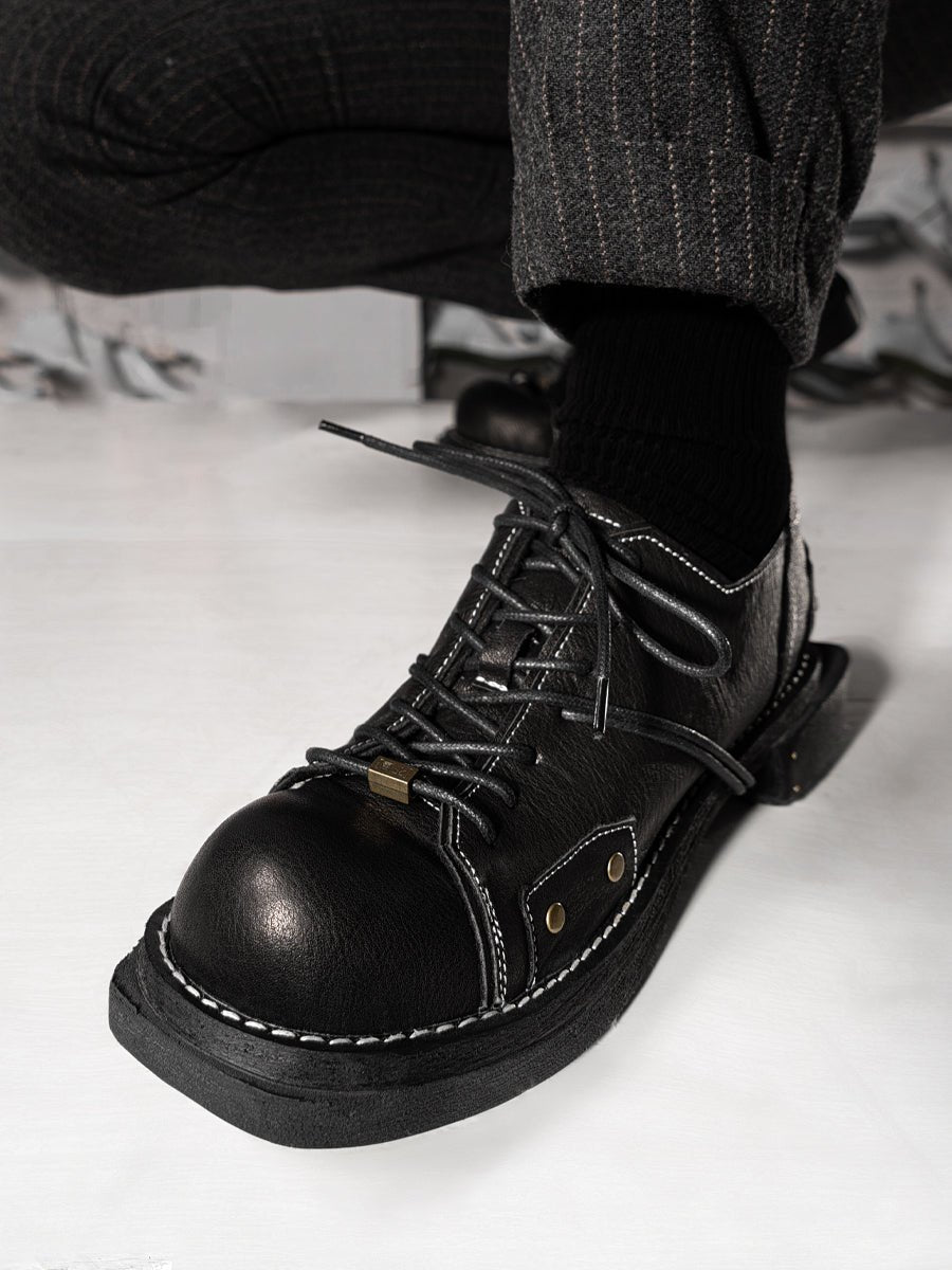 Business commuter leather shoes for men and women all - match - LiveTrendsX