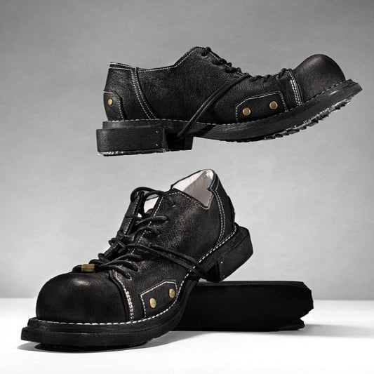 Business commuter leather shoes for men and women all - match - LiveTrendsX