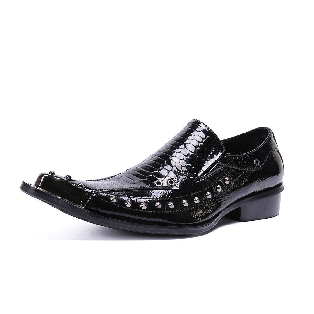 Business Style Rivets Men Dress Shoes Oxfords Flats Wedding Shoes LiveTrendsX Business Style Rivets Men Dress Shoes Oxfords Flats Wedding Shoes LiveTrendsX