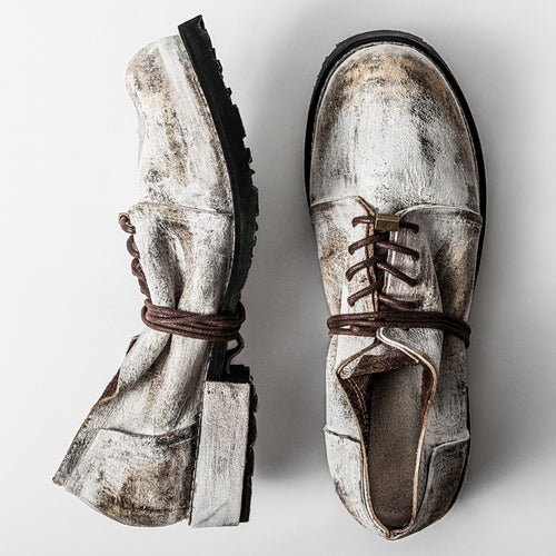 Catwalk design retro men's and women's leather shoes - LiveTrendsX