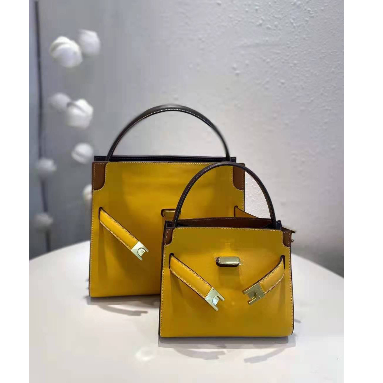 Cow leather totes crossbody bags