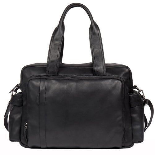 Cowhide fashion men's bag leisure large capacity fitness bag - LiveTrendsX
